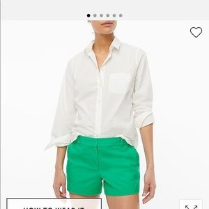 Green j crew factory shorts